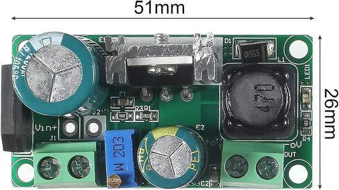 Alinan 8pcs AC/DC to DC Step Down Buck Converter AC 5-30V DC 5-48V 24V 36V 48V to DC 2.5-35V 12V Voltage Regulator Board 2A Adjustable Volt Power Supply Module in Saudi Arabia