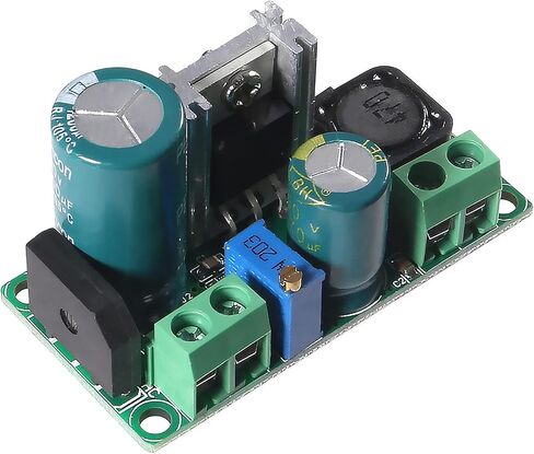 Alinan 8pcs AC/DC to DC Step Down Buck Converter AC 5-30V DC 5-48V 24V 36V 48V to DC 2.5-35V 12V Voltage Regulator Board 2A Adjustable Volt Power Supply Module in Saudi Arabia