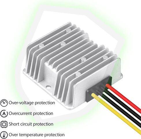 LeMotech DC 12v to 24v Converter 10A 240W Step Up Converter Voltage Reducer IP68 Waterproof Transformer for Golf Cart Truck Boat Vehicle in Saudi Arabia