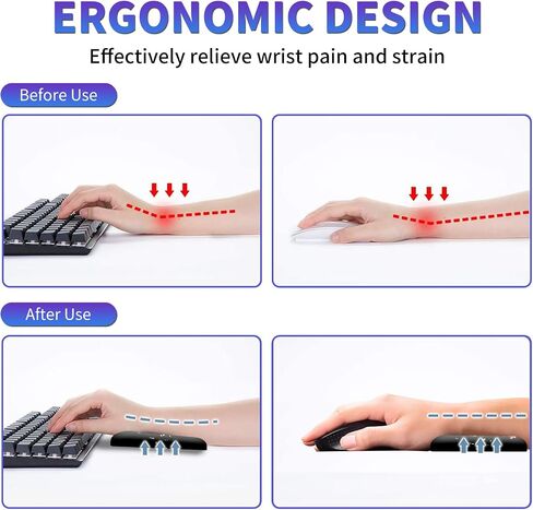 Large Mouse Pad Set, Desk Mat + Elbow Rest Pad + Coaster, Easy Typing Pain Relief, Ergonomic Arm Rest Pad with Memory Foam, Extended Desk Pad Anti-Slip Rubber Base for Office Home, Floral Skull in Saudi Arabia