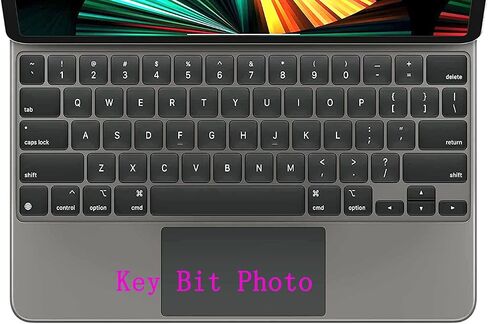 غطاء حماية للوحة المفاتيح من السيليكون متوافق مع iPad Air الجيل الرابع وiPad Pro مقاس 11 بوصة مع لوحة المفاتيح السحرية (الجيل الثالث والجيل الثاني) (شفاف) in Kuwait
