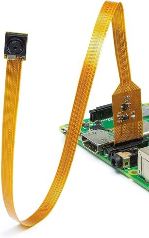Arducam وحدة كاميرا صغيرة بمستشعر 1/4 بوصة 5 ميجابكسل مع كابل مرن لـ Raspberry Pi 4B، 3B+، 2B in Saudi Arabia