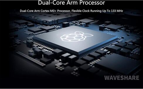 Waveshare RP2040-One، لوحة Flash MCU بسعة 4 ميجابايت، قابس USB-A، لوحة MCU تشبه Pico تعتمد على Raspberry Pi RP2040، معالج Cortex M0+ ثنائي النواة يصل إلى 133 ميجاهرتز، 29 × دبابيس GPIO متعددة الوظائف in Kuwait