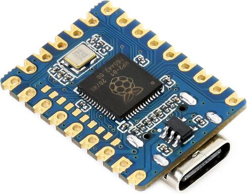 Waveshare RP2040-One، لوحة Flash MCU بسعة 4 ميجابايت، قابس USB-A، لوحة MCU تشبه Pico تعتمد على Raspberry Pi RP2040، معالج Cortex M0+ ثنائي النواة يصل إلى 133 ميجاهرتز، 29 × دبابيس GPIO متعددة الوظائف in Kuwait