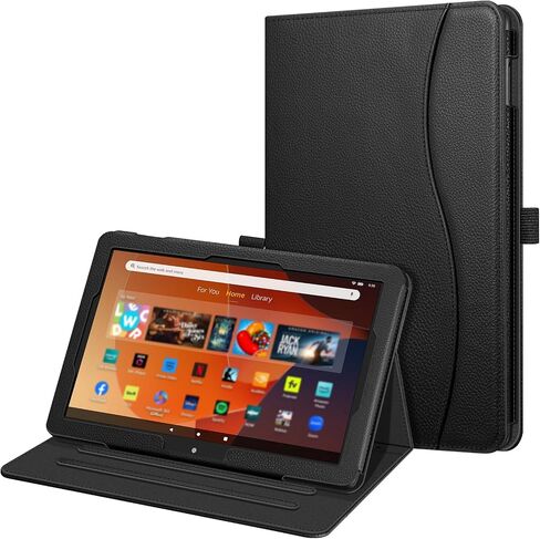 Fintie Case for All-New Amazon Fire HD 10 and 10 Plus Tablet (13th/11th Generation, 2023/2021 Release) 10.1" - [Multi-Angle] Stand Cover with Pocket Auto Wake/Sleep, Turquoise in Saudi Arabia