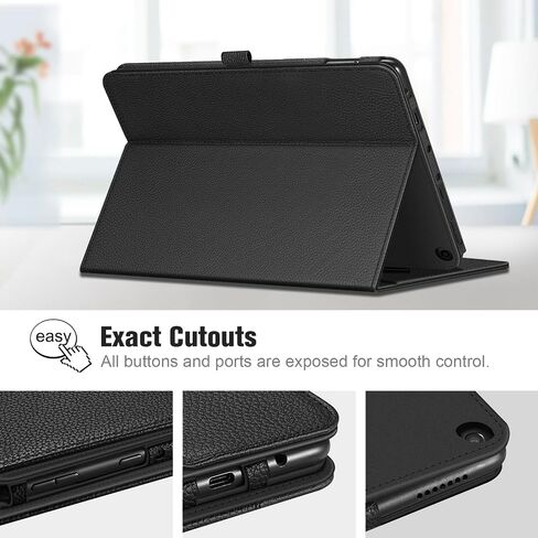 Fintie Case for All-New Amazon Fire HD 10 and 10 Plus Tablet (13th/11th Generation, 2023/2021 Release) 10.1" - [Multi-Angle] Stand Cover with Pocket Auto Wake/Sleep, Turquoise in Saudi Arabia