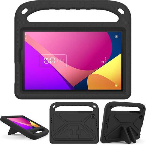 حافظة XunyLyee للأطفال لجهاز TCL Tab 8 LE (8.0 بوصة) موديل 9137W EVA مقبض مضاد للصدمات غطاء حامل خفيف الوزن، أرجواني in Kuwait