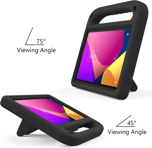حافظة XunyLyee للأطفال لجهاز TCL Tab 8 LE (8.0 بوصة) موديل 9137W EVA مقبض مضاد للصدمات غطاء حامل خفيف الوزن، أرجواني in Kuwait