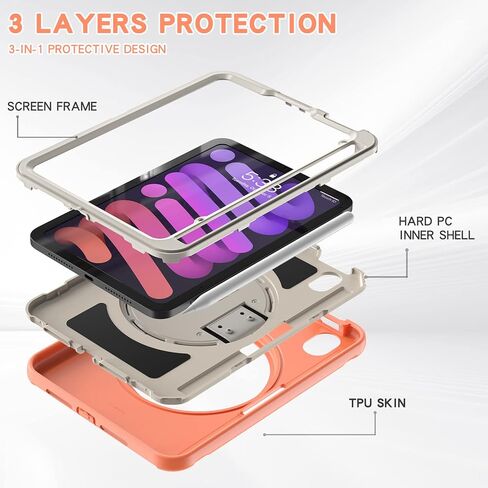 ORIbox Case for iPad 7th and iPad 8th and iPad 9th Gen [10.2 Inch] Clear,with 4 Corners Shockproof Protection, TPU Back Cover for iPad, Clear in Kuwait