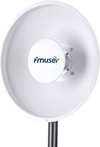 FMUSER 5.8G Parabolic Dish Antenna, Gain of up to 23dBi Allows for Longer Transmission Distance and More Stable Bandwidth, Suitable for Wireless Bridge,WiFi routers,Modem,Encoder,Decoder, Gateway in Kuwait