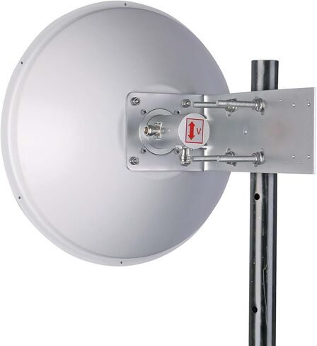 FMUSER 5.8G Parabolic Dish Antenna, Gain of up to 23dBi Allows for Longer Transmission Distance and More Stable Bandwidth, Suitable for Wireless Bridge,WiFi routers,Modem,Encoder,Decoder, Gateway in Kuwait