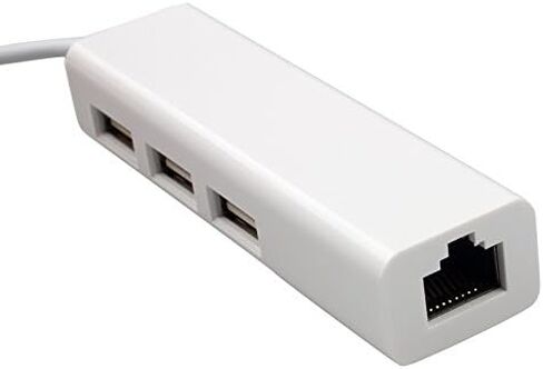 axGear USB to LAN Ethernet RJ45 Network Adapter with 3 Port USB 2.0 HUB Adapter in Saudi Arabia
