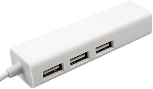 axGear USB to LAN Ethernet RJ45 Network Adapter with 3 Port USB 2.0 HUB Adapter in Saudi Arabia