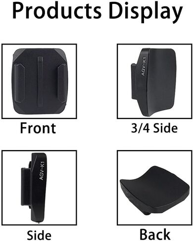 مجموعة تركيب ذقن خوذة دراجة نارية مخصصة لكاميرا جو برو اكشن مع وسادات لاصقة وخطاف على شكل حرف J Agv-k1 in Kuwait