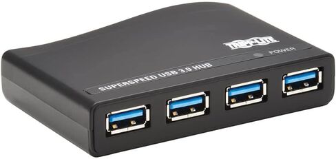 Tripp Lite 7-Port USB-A Mini Hub - USB 3.2 Gen 1، ما يصل إلى 5 جيجابت في الثانية، التوصيل والتشغيل لا حاجة إلى برامج، محولات التوصيل الدولية للمملكة المتحدة والاتحاد الأوروبي وأستراليا - ضمان لمدة عام (U360-) 007-INT) in Saudi Arabia