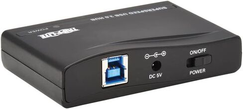 Tripp Lite 7-Port USB-A Mini Hub - USB 3.2 Gen 1، ما يصل إلى 5 جيجابت في الثانية، التوصيل والتشغيل لا حاجة إلى برامج، محولات التوصيل الدولية للمملكة المتحدة والاتحاد الأوروبي وأستراليا - ضمان لمدة عام (U360-) 007-INT) in Saudi Arabia