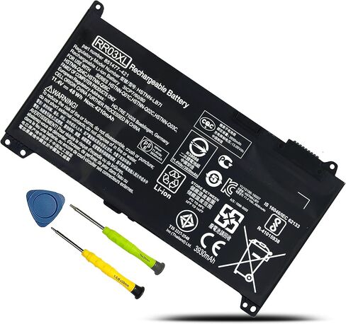 BOWEIRUI RR03XL 851610-850 HSTNN-UB7C Laptop Battery Replacement for HP ProBook 470 G5 450 G5 430 G4 440 450 455 470 G4 G5 MT20 Series RR03048XL 851477-541 851477-421 851610-855 (11.4V 48Wh) in Kuwait