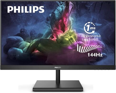 شاشة العاب فيليبس 242E1GSJ مقاس 24 انش، 1920x1080 FHD VA 1 مللي ثانية 144 هرتز، فري سينك بريميوم، فيسا، استبدال متقدم 4 سنوات in Kuwait