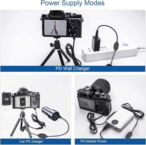 HY1C DMW-DCC11 DC المقرنة BLG10 الدمية بطارية USB كابل عدة استبدال DMW-AC8 AC10 محول الطاقة AC لباناسونيك Lumix DMC-GX7 GX85 GX80 GF3 GF5 GF6 GX9 ZS60 ZS70 ZS80 ZS100 ZS110 TZ100 كاميرات. in Kuwait