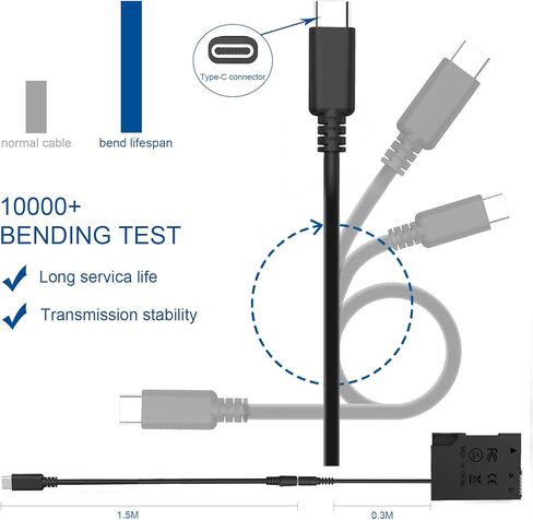 HY1C DMW-DCC11 DC المقرنة BLG10 الدمية بطارية USB كابل عدة استبدال DMW-AC8 AC10 محول الطاقة AC لباناسونيك Lumix DMC-GX7 GX85 GX80 GF3 GF5 GF6 GX9 ZS60 ZS70 ZS80 ZS100 ZS110 TZ100 كاميرات. in Kuwait