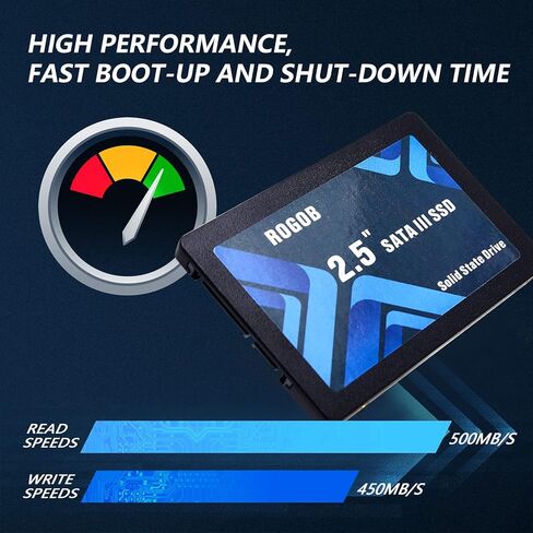 ROGOB 1 تيرا بايت SATA III 6 جيجابايت/ثانية SSD 2.5 بوصة 7 مللي متر (0.28 بوصة) محرك الأقراص الصلبة الداخلي ذو الحالة الصلبة لأجهزة الكمبيوتر المحمول Ultrabook Desktop in Kuwait