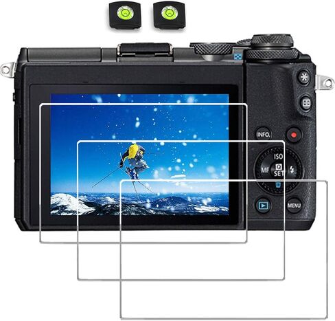 debous Screen Cover for Canon Eos M50 M6 M6 Mark II M100 M50 Mark II Camera, Tempered Glass (3 pack) in Saudi Arabia