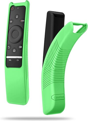 حافظة Fintie الواقية متوافقة مع جهاز التحكم عن بعد لتلفزيون سامسونج الذكي BN59 Series، CaseBot خفيف الوزن مناسب للأطفال ومضاد للانزلاق وغطاء من السيليكون المقاوم للصدمات، أزرق سماوي متوهج in Saudi Arabia