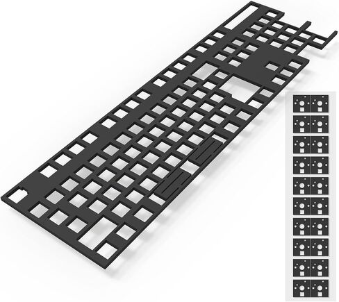 RunJRX Poron لوحة المفاتيح PCB Foam 108 Layout، Poron Switch Pads 120 قطعة ومخمدات صوت لوحة المفاتيح للوحة المفاتيح المخصصة in Kuwait