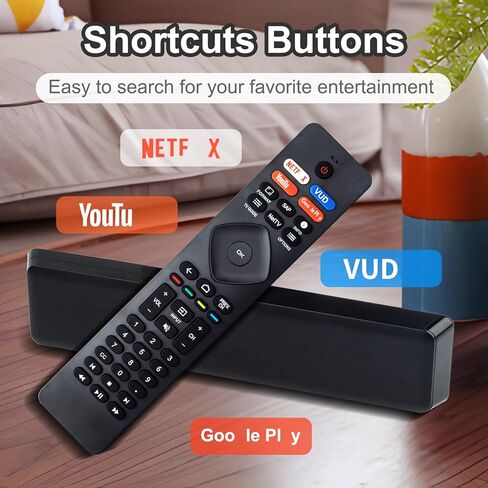 2 Pack NH800UP RF402A-V14 IR Remote Control Replacement for Philips Android 4K Ultra HD Smart LED TV (No Voice) 43PFL5766/F7 50PFL5704/F7 55PFL5604/F7 55PFL5704/F7 65PFL5504/F7 65PFL5704/F7 75PFL5704 in Kuwait