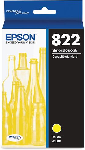EPSON 822 DURABrite Ultra Ink High Capacity Magenta Cartridge (T822XL320-S) Works with WorkForce Pro WF-3820, WF-3823, WF-4820, WF-4830, WF-4833, WF-4834 in Kuwait