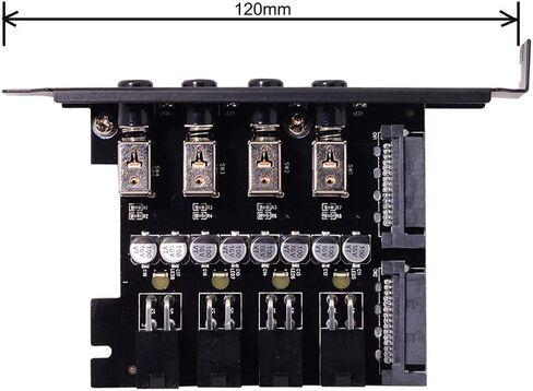 CY Hard Disk 6 Ways Control System Intelligent Control Management System HDD SSD Power Switch with 5.25 CD-ROM Bay in Kuwait