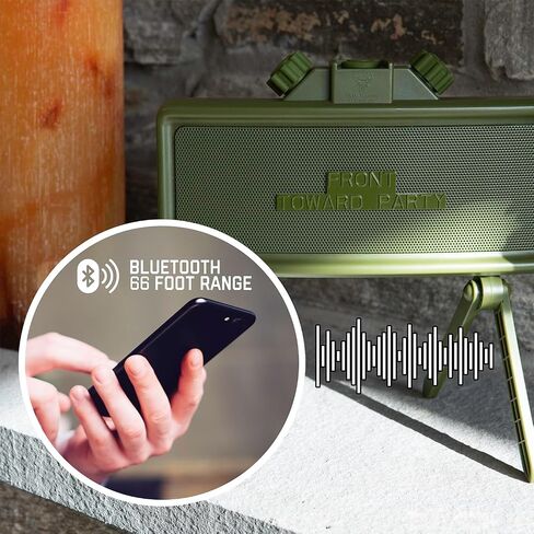 الصناعات الكارثية Claymore مكبرات صوت بلوتوث محمولة | صوت ستيريو، مكبرات صوت عالية، صوت هاي فاي | مكبر صوت مقاوم للماء والغبار والصدمات للاستخدام الداخلي والخارجي، والشاطئ، وحفلات حمام السباحة، والتخييم in Saudi Arabia