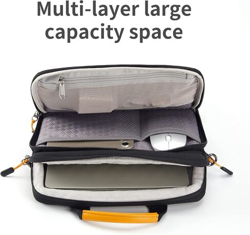 Omnpak حقيبة iPad مقاس 12.9 بوصة، حقيبة حمل للكمبيوتر اللوحي، حقيبة كتف للكمبيوتر اللوحي مع جيوب تخزين تناسب iPad Pro 12.9 M2، iPad 10th/9th Generation، Surface Pro 7+/7/6/5/4/3 in Kuwait