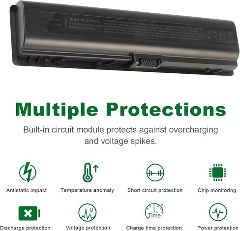 يتوهم شراء بطارية الكمبيوتر المحمول DV2000 الجديدة لسلسلة Hp Pavilion DV2100 DV2500 DV6000 DV6700 P/N's: 441425-001 446506-001 446507-001 HSTNN-DB42 452057-001 hstnn-c17c 417066-001 441 611-001 in Saudi Arabia