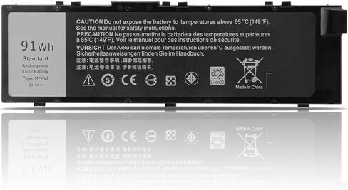 EBKK 91Wh MFKVP بطارية لديل الدقة 15 7510 7520 M7510 17 7710 7720 M7710 سلسلة 451-BBSF 451-BBSB TWCPG T05W1 GR5D3 0FNY7 1G9VM M28DH in Kuwait