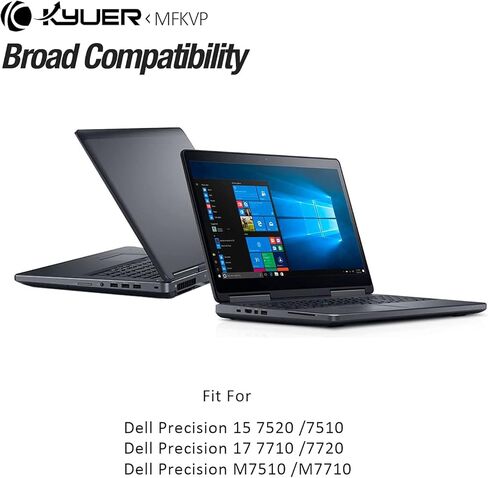 EBKK 91Wh MFKVP بطارية لديل الدقة 15 7510 7520 M7510 17 7710 7720 M7710 سلسلة 451-BBSF 451-BBSB TWCPG T05W1 GR5D3 0FNY7 1G9VM M28DH in Kuwait