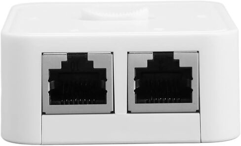 Acogedor 2 Ports Gigabit Network Switch, 1000Mbps 2 in 1 Out or 1 in 2 Out, RJ45 Splitter Selector Switch, Cat 5, Cat 5e, Cat 6, and Cat 7 PoE Extender Switch in Saudi Arabia