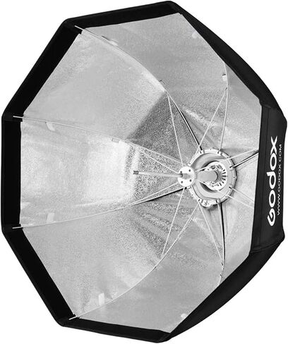 Godox SB-UE Umbrella Octagon Softbox 47.5 بوصة/120 سم، عاكس مظلة بوينز مع شبكة قرص العسل لفلاش التصوير الفوتوغرافي، ستوديو Speedlite in Saudi Arabia