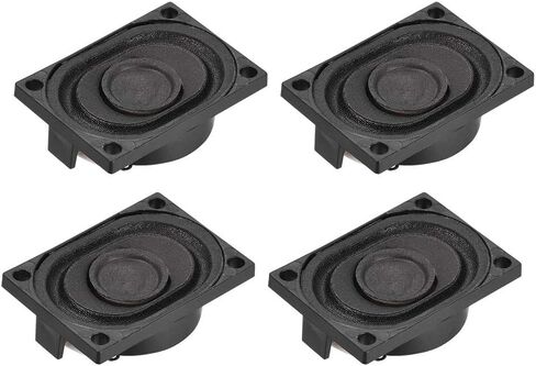 uxcell 4 Ohm 3W Round Internal Magnet Speaker for Laptop Loudspeaker 4pcs in Saudi Arabia