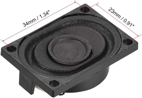 uxcell 4 Ohm 3W Round Internal Magnet Speaker for Laptop Loudspeaker 4pcs in Saudi Arabia