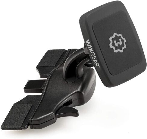WixGear Cd Mount, CD Slot Magnetic Car Mount Holder for Cell Phones and Mini Tablets with Fast Swift snap Technology, [Only Fits CD Player Slots Measuring 4.5 to 5 Inches] in Saudi Arabia
