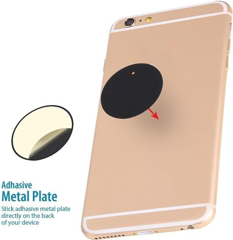 WixGear Cd Mount, CD Slot Magnetic Car Mount Holder for Cell Phones and Mini Tablets with Fast Swift snap Technology, [Only Fits CD Player Slots Measuring 4.5 to 5 Inches] in Saudi Arabia