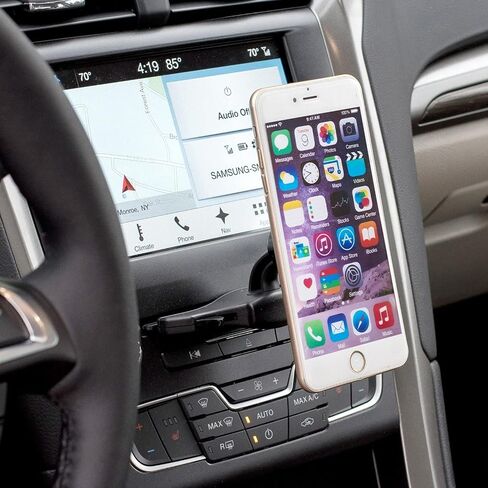 WixGear Cd Mount, CD Slot Magnetic Car Mount Holder for Cell Phones and Mini Tablets with Fast Swift snap Technology, [Only Fits CD Player Slots Measuring 4.5 to 5 Inches] in Saudi Arabia