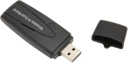 Sanpyl USB WiFi Adapter, 300Mbps High Speed Network Adapter 2.4Hz 5GHz Dual Band Wireless Internet Network Adapter Mini WiFi Dongle for Desktop PC Laptop in Saudi Arabia
