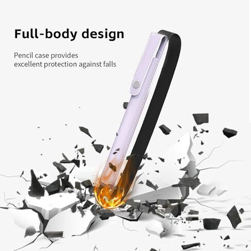 حافظة حامل متوافقة مع Apple Pencil الجيل الأول/الثاني، غطاء من جلد البولي يوريثان مناسب لجهاز iPad الجديد الجيل العاشر 2022، iPad 9th/8th/7th Gen 10.2"، iPad Air 5th/4th Gen، iPad 9.7"، أرجواني لافندر in Kuwait