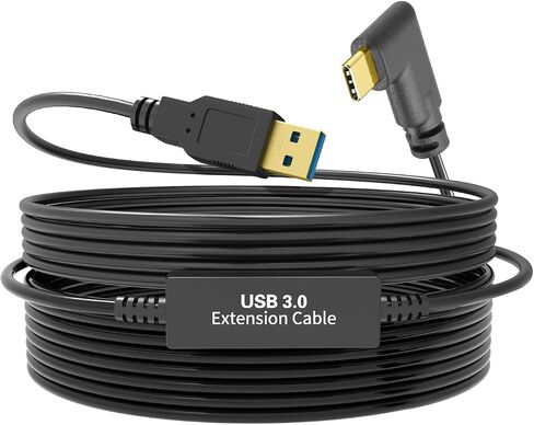 VR Link16 ft, USB 3.2 Gen 2x1 to Type-C Cable 10Gbps, Compatible with External NVME/ Quest 3/2/Pro/PICO4 Accessories, Suitable for Steam VR Virtual Reality Headset Games Connected to PC in Kuwait