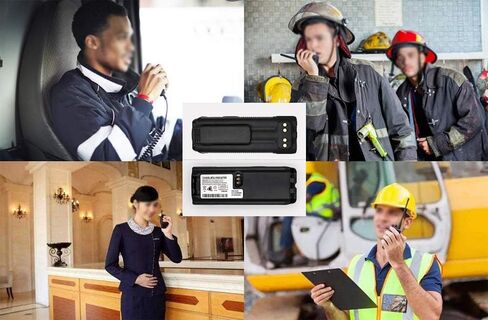 Teseko NTN8923/AR NTN8294/A/AR/B/BR بطارية راديو ثنائية الاتجاه 2100 مللي أمبير Ni-MH 7.2 فولت متوافقة مع Motorola XTS3000 XTS3500 XTS4250 XTS5000 XTS4250 MTP-200 MTP-300 مع مشبك حزام in Saudi Arabia