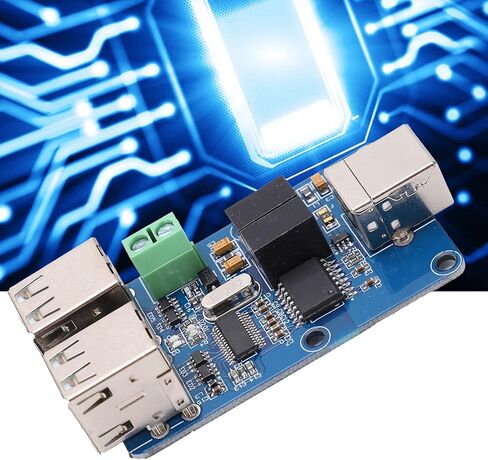 وحدة عازل USB DJDK، وحدة محور عازل USB ذات 4 قنوات، لوحة حماية اقتران، مكون إلكتروني ADUM3160 in Kuwait