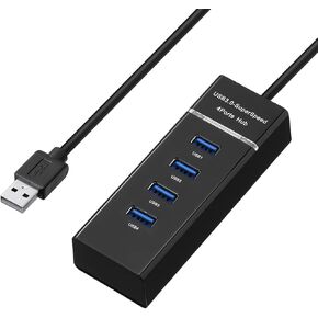4 Port USB 3.0 Multi High Speed HUB Splitter Expansion Desktop Laptop PC Max OS in Kuwait