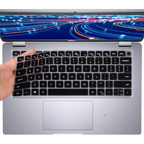 Keyboard Cover Skin for Dell Latitude 3440 5440 5430 5431 5420 14", Dell Latitude 14" 7440 7430 7420 7410, Dell Latitude 14" 9420 9430, Dell Latitude 9520 9510 7520 15.6" Keyboard Protector, Hot Pink